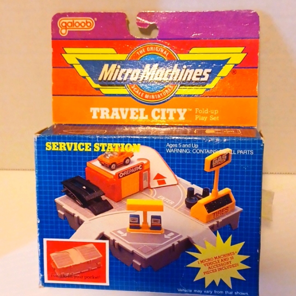 USED VINTAGE 1987 MICRO MACHINES TRAVEL CITY COMPLETE WITH BOX 📦  INSTRUCTIONS